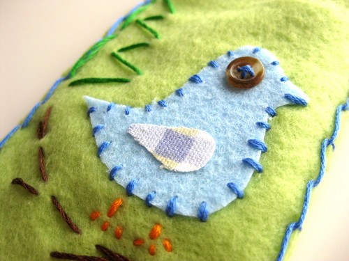 Ipod Fleece Cozy - Twitter Bird