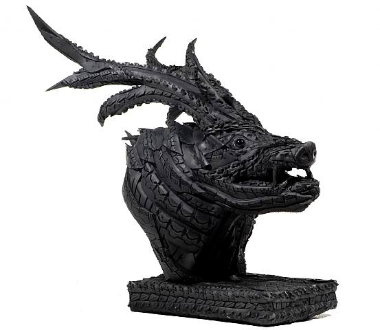 Jy Yong Ho tyre sculpture Jy Yong Ho tyre sculpture